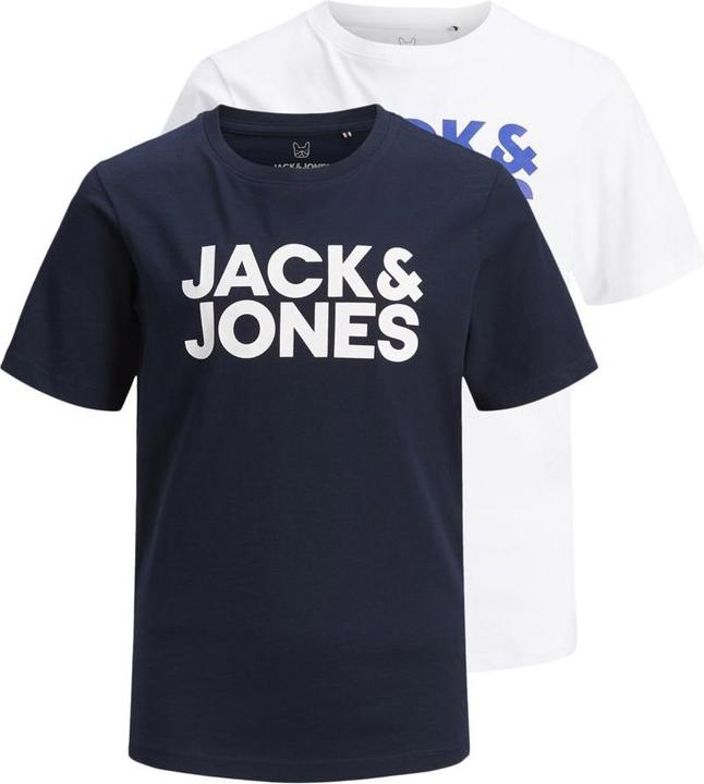 Actual product image Jack & Jones Jungs 2er-Pack Logo- T-Shirt (140)