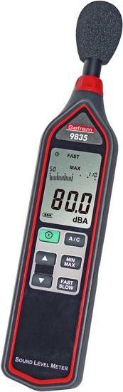 Indicateur de niveau sonore, Mallette de transport, Protection contre le vent, 1x Batterie