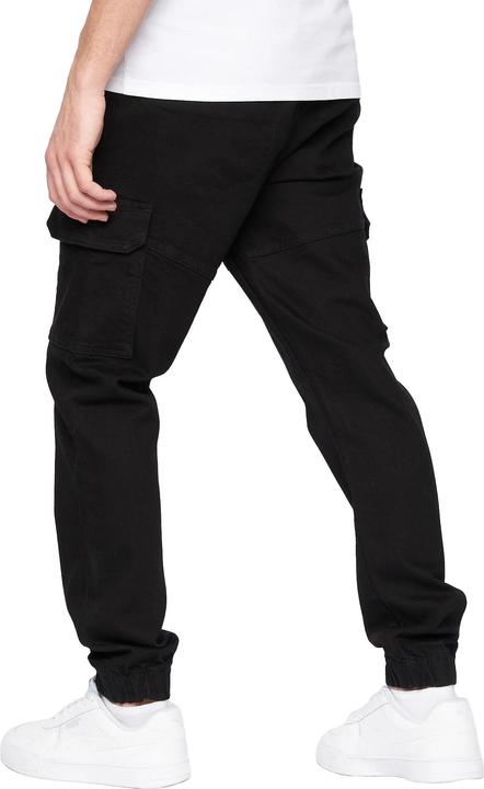 Actual product image Crosshatch Mens Malimore Cuffed Ankle Cargo Jeans (34)
