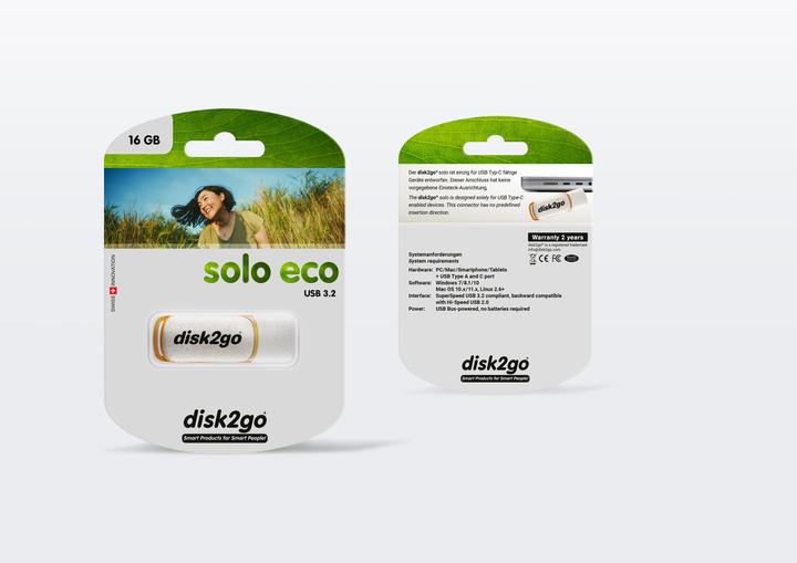Actual product image Disk2go USB stick solo eco 16GB (16 GB, USB-C)