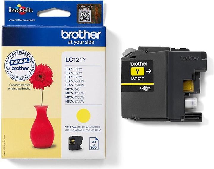 Actual product image Brother Lc-121y (Y)