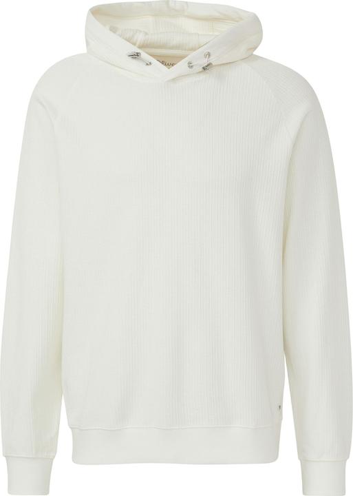 Produktbild s.Oliver Sweatshirt Strukturiertes Kapuzen-Sweatshirt mit Raglanärmeln (S)
