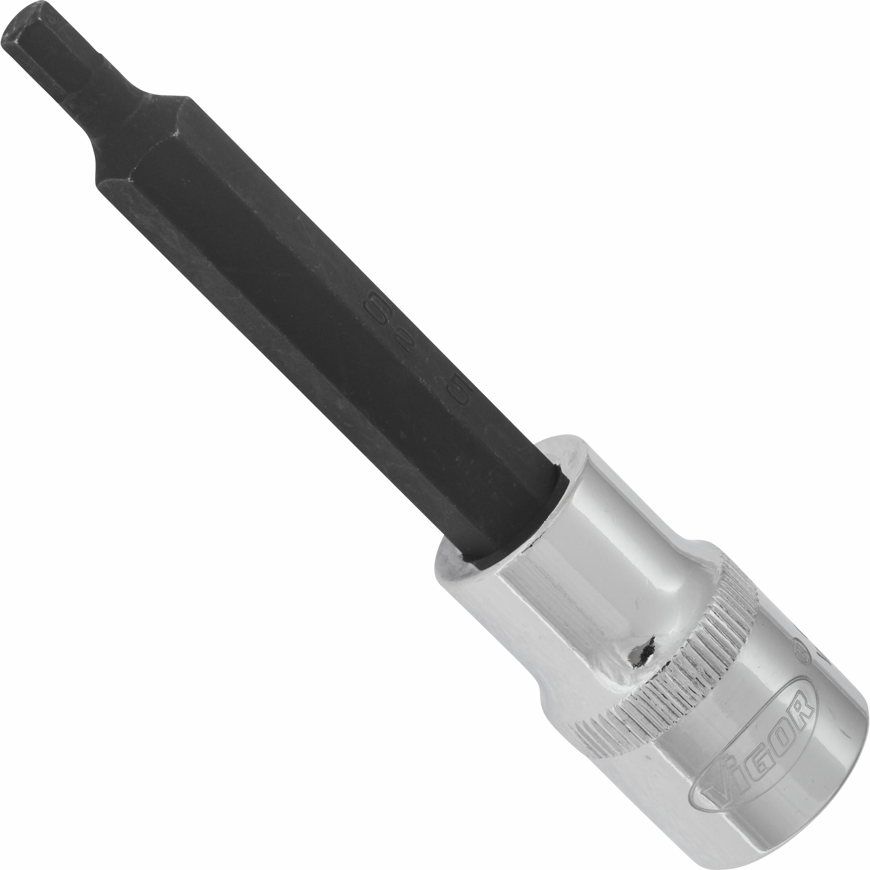 Thumbnail - Vigor, Steckschlüssel + Stecknuss, Innensechskant Schraubendreher-Einsatz ∙ V2072 ∙ Vierkant12,5 mm (1/2 Zoll) ∙ Innen S...