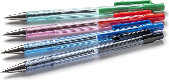 Image du produit Pilot BP-S Matic, Clip, Clip-on rétractable ballpoint pen, Blue, 1 pc(s), Fine (Bleu, 12 x)