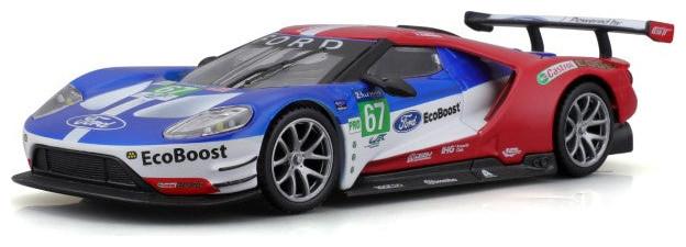 Actual product image Bburago Diecast 1:32 Race in Acrylic Box Ford GT Race Car 2017 Ages 5+ 18-41158
