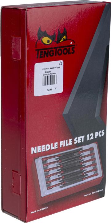 Actual product image Teng Tools Needle file set, length 50mm (163 mm)