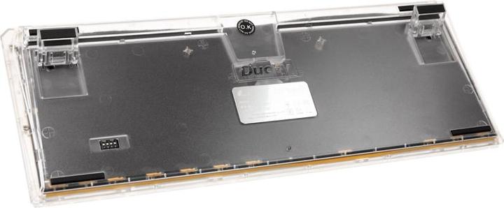 Actual product image Ducky One 3 Aura White TKL Gaming Keyboard, RGB LED - MX-Silent-Red (DE, Cable)