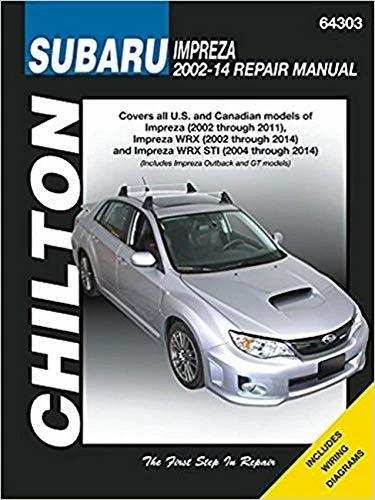 Subaru Impreza & WRX (Chilton) (Englisch, Haynes Publishing, 2016)