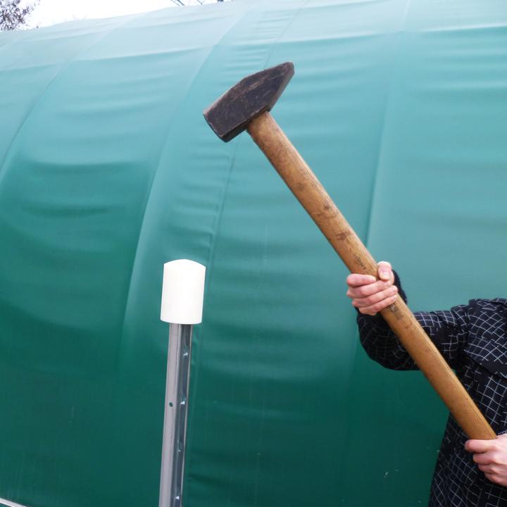 Actual product image Aquagart Z-Profil Einschlagschutz für Wildzaun Forstzaun Knotengeflecht Weidezaun