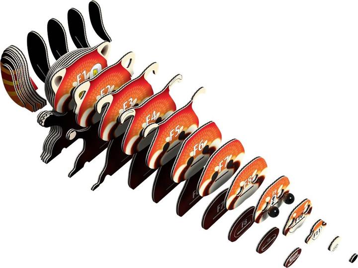 Actual product image Eugy 3D Bastelset Roter Panda