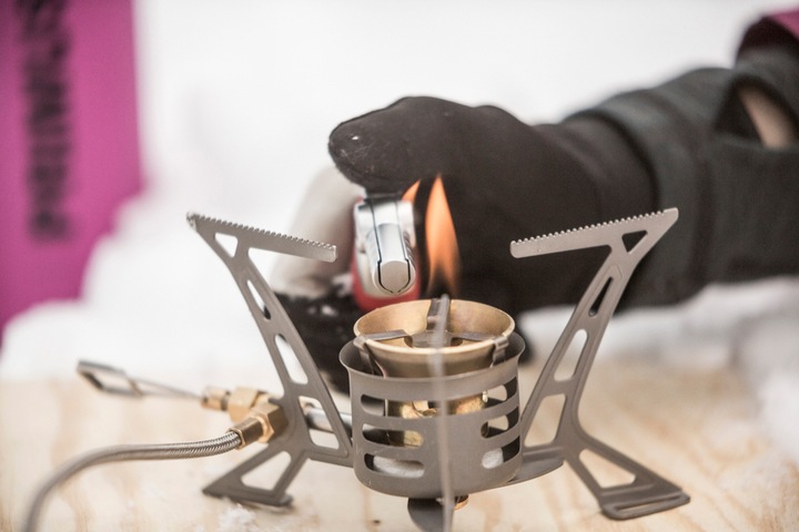 Actual product image Primus OmniLite titanium stove incl. bottle