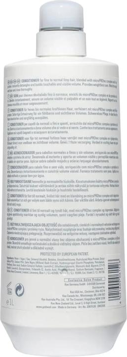 Valeurs nutritives et ingrédients Goldwell Ultra Volume (1000 ml)