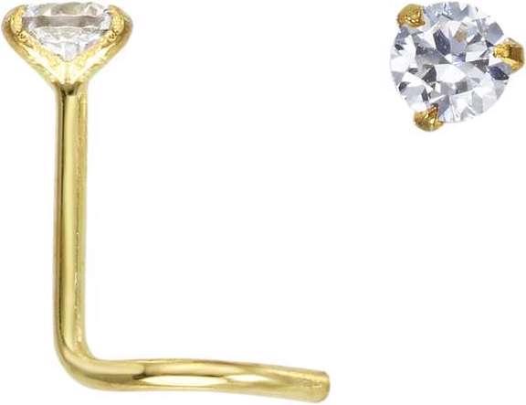 Image du produit Bijouteria Piercing nez (Or 14 carats, Zircone)