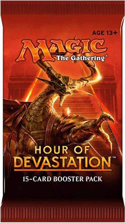 Image du produit Magic the Gathering Booster Box Hour of Devastation - EN (Anglais, Affichage du booster)