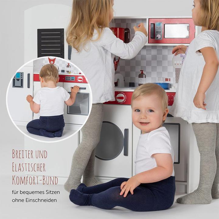 Image du produit La Loona LaLoona Collants pour bébé Lot de 4 - Gris marine - Mélange - - LaLoona (50/56)