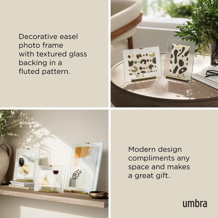 Actual product image Umbra Flute brass picture frame, 13 x 18 cm (13 x 18 cm)