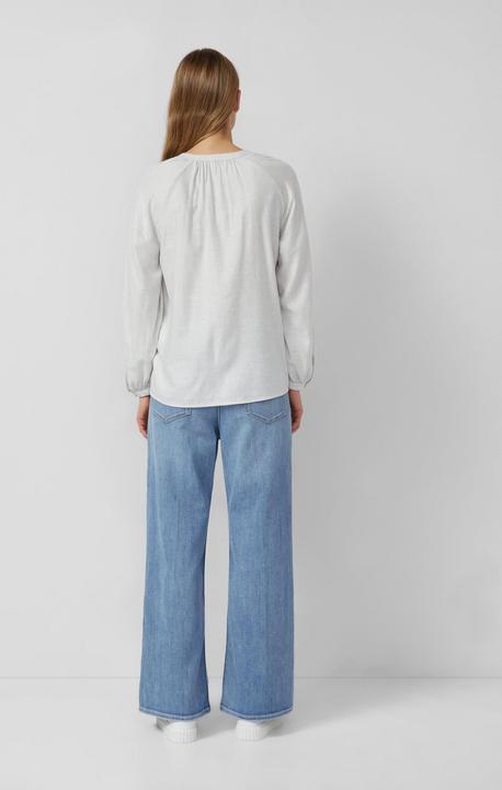 Immagine prodotto s.Oliver Bluse Geraffte Bluse im Relaxed Fit mit durchgehender Knopfleiste (32)