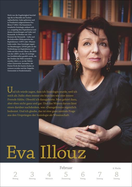 Produktbild Harenberg Ich bin Ich Wochen-Kulturkalender 2026 - Gedanken berühmter Frauen