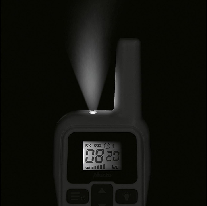 Image du produit Babiage Alecto Babyphone BDX-80 PMR avec 8 canaux (Babyphone Audio, 3000 m)