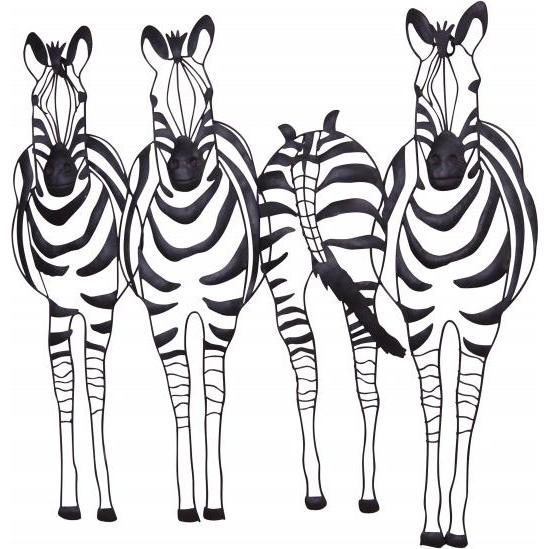 Möbel Direkt Online, Wanddeko, Zebras