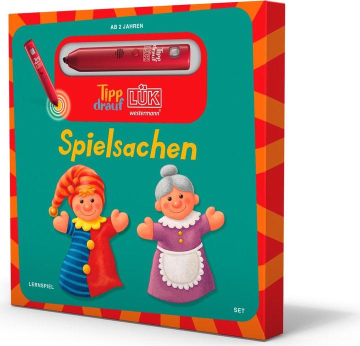 Tipp-drauf Bilderbuch Spielsachen + Stift (Deutsch)