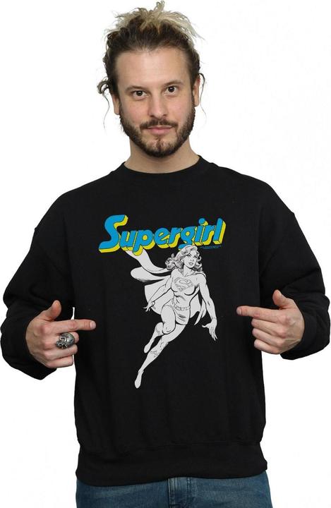 Produktbild Supergirl Mono Action Pose Sweatshirt (S)