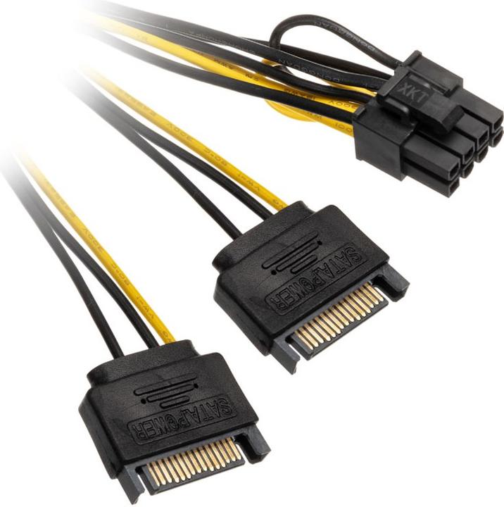 Produktbild Akasa 15-Pin-SATA (30 cm, PCIe, SATA)