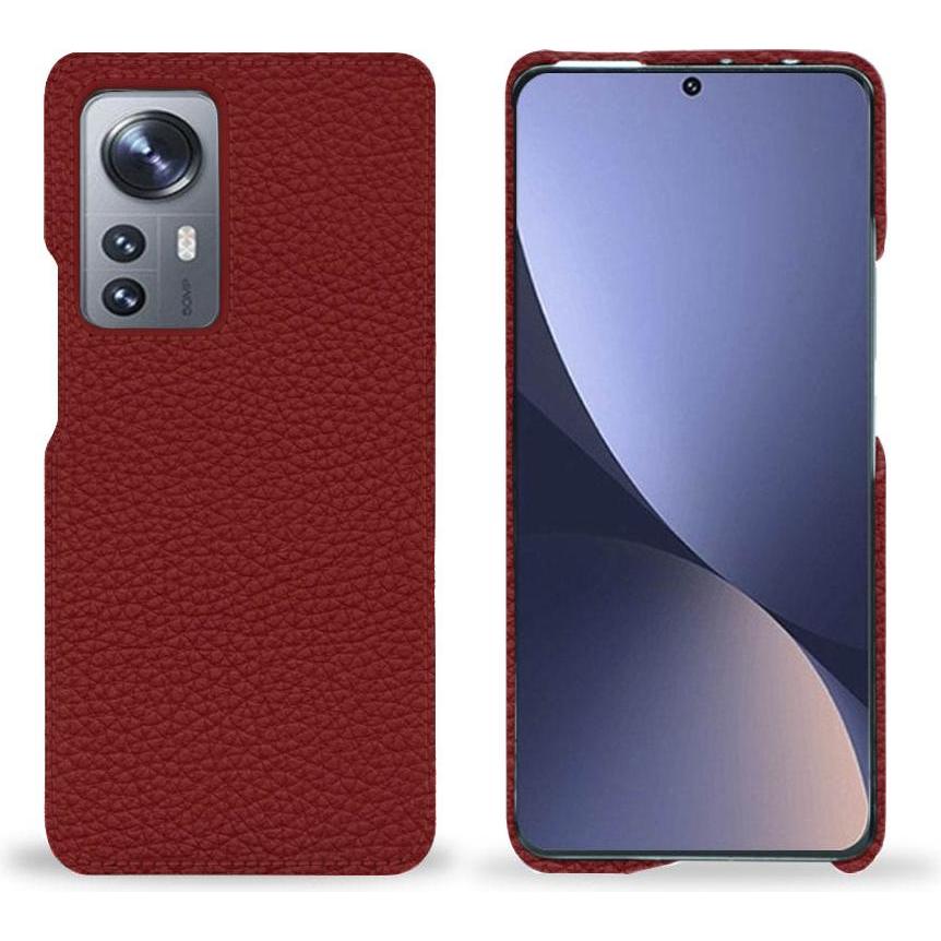 Noreve Lederschutzhülle (Xiaomi 12 Pro), Smartphone Hülle, Rot