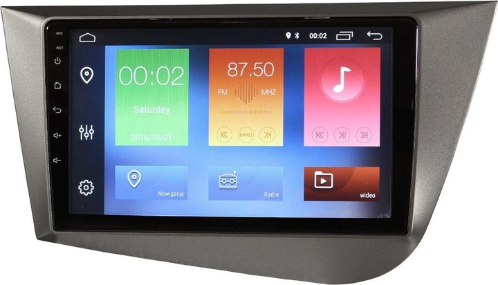 Actual product image No Name RADIO GPS NAVIGATION SEAT LEON II 2005-2012 ANDROID (9")