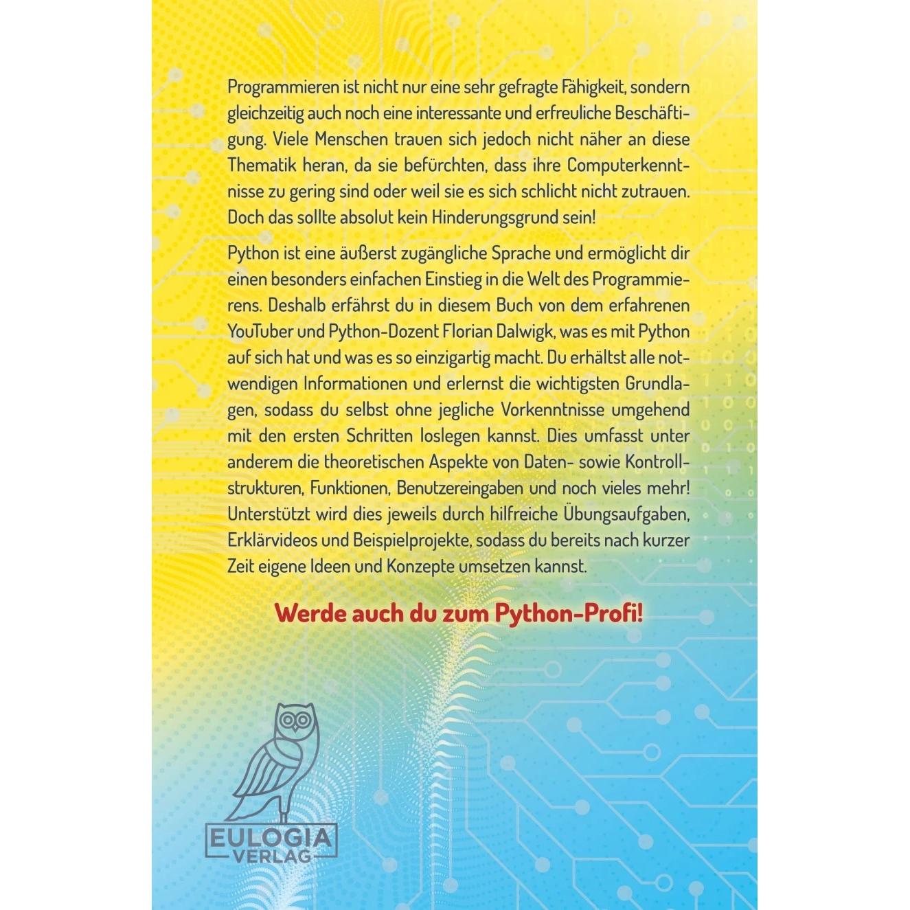Thumbnail - Python für Einsteiger, Fachbücher von Florian Dalwigk