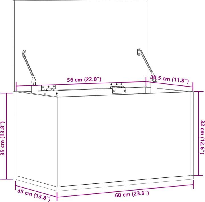 Produktbild VidaXL Yingquan District (60 x 35 x 35 cm)