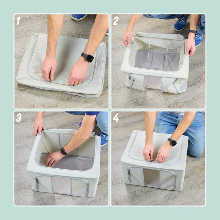 Produktbild Relaxdays Aufbewahrungstaschen-Set (40 x 30 x 20 cm, 100 l)