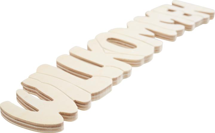 Immagine prodotto VBS Scritta in legno "Welcome", 30 x 0,8 x 7 cm