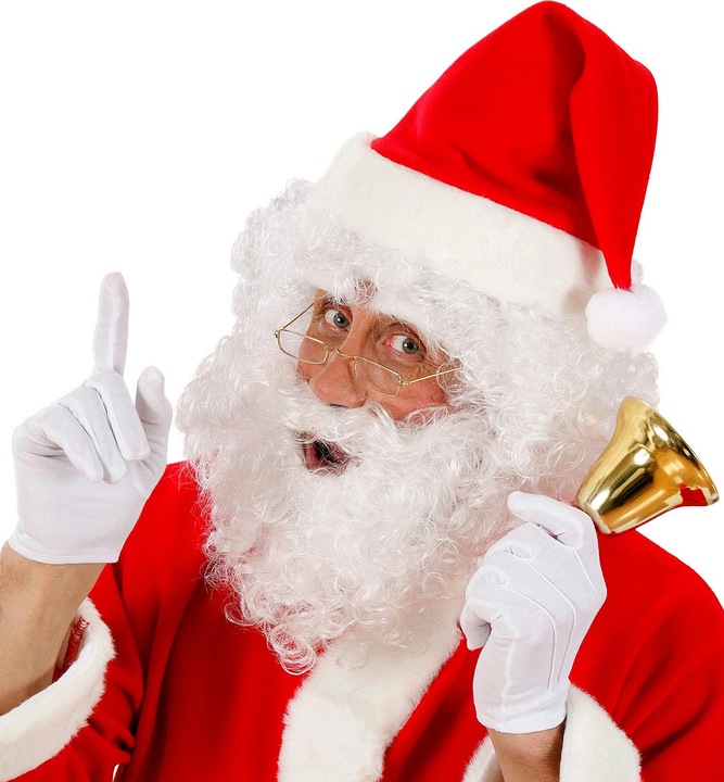 Immagine prodotto Widmann Parrucca, barba e sopracciglia di Babbo Natale bianco