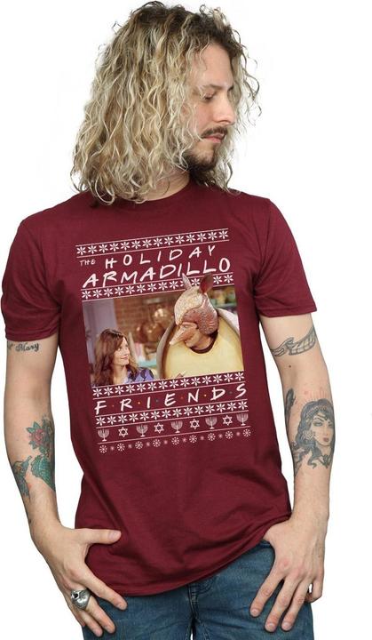 Immagine prodotto Friends Fair Isle Holiday Armadillo Maglietta Uomo (XXL)