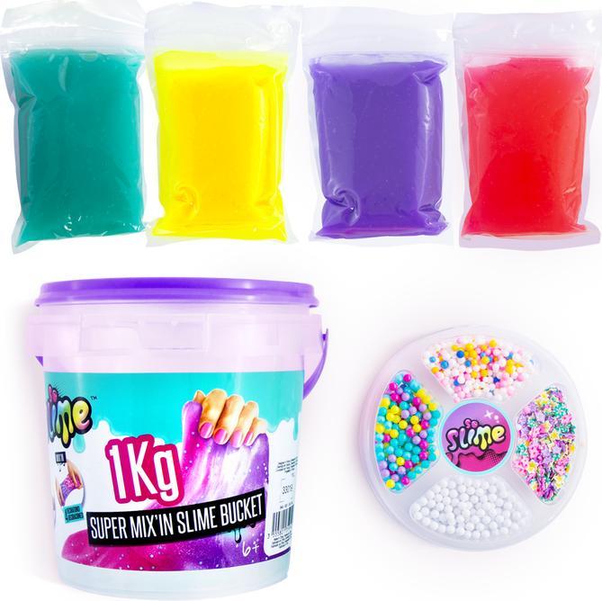 Productafbeelding Canal Toys SSC148 Super Slijm Mix' in Kubus met SDO Decoraties 1kg mix'in, Willekeurige Kleuren