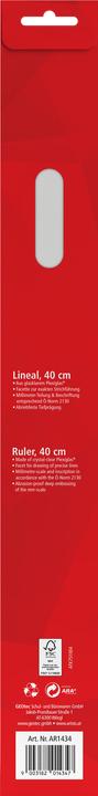 Productafbeelding Aristo Plastic liniaal 40cm (40 cm)