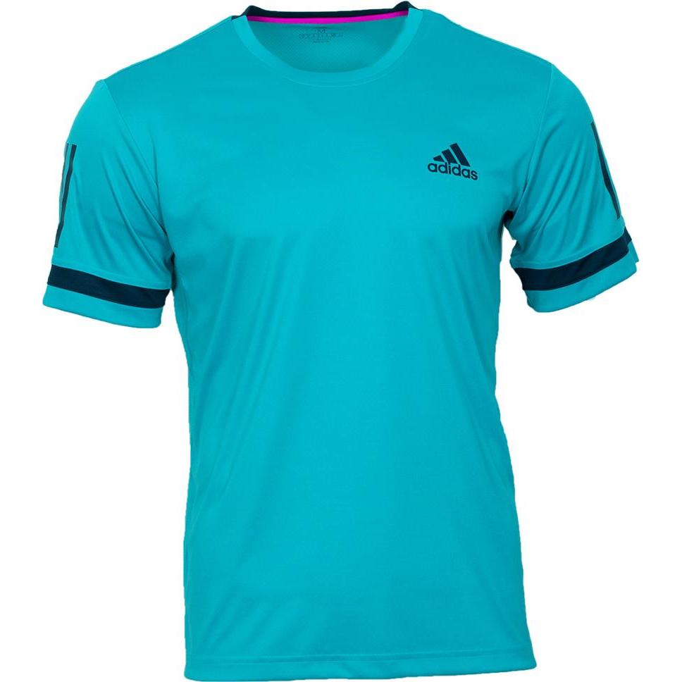 adidas, Sportshirt, CLUB 3 Stripes Tennis T-Shirt Sportshirt Climacool (XS), Grün, XS