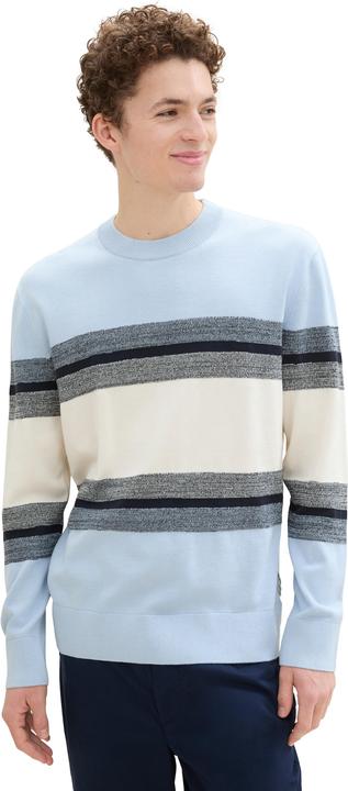 Produktbild Tom Tailor block stripes crewneck knit (L, M)
