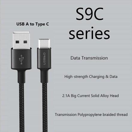 Actual product image Orsen S9C USB A and Type C 2.1A 1m black (1 m)
