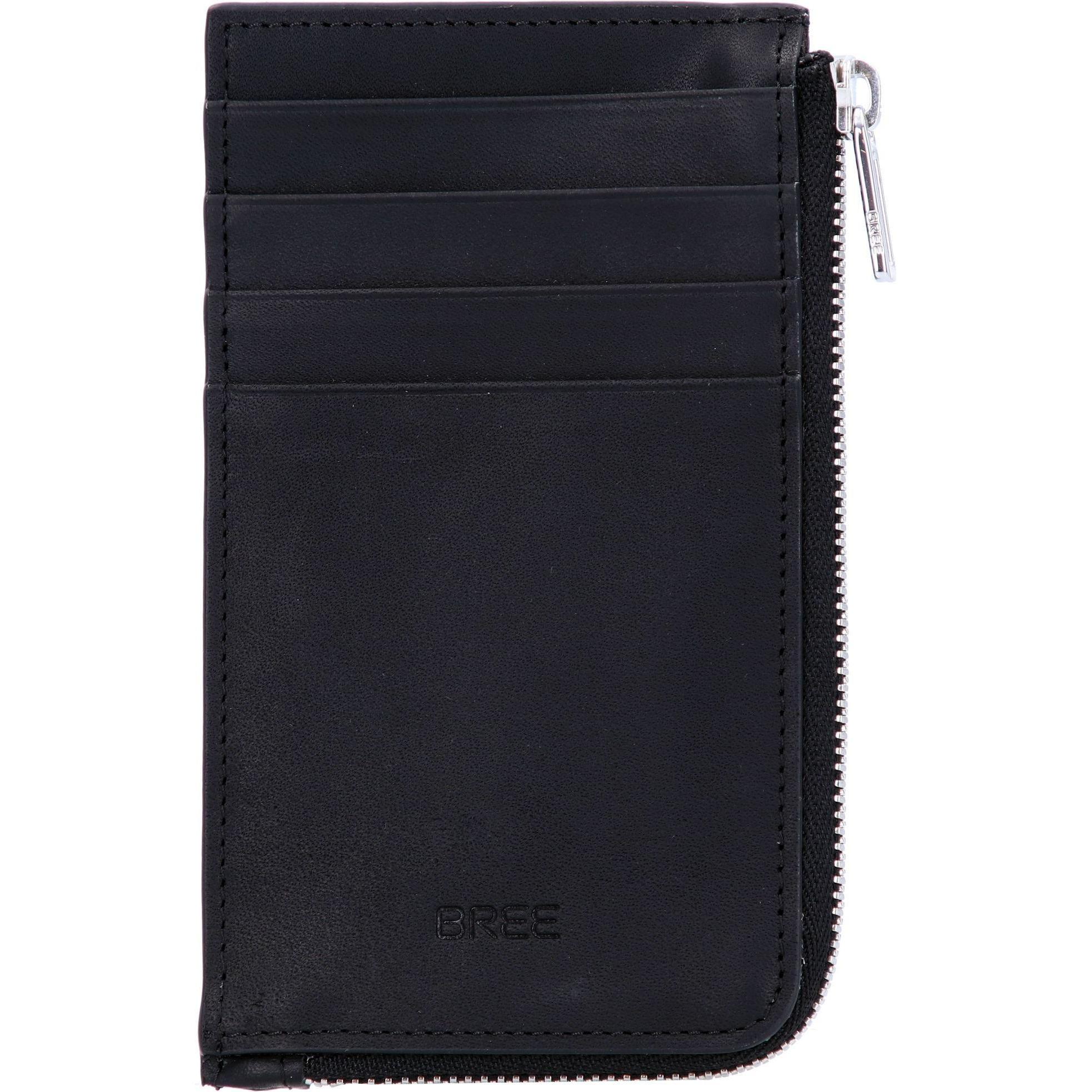 Pnch by Bree, Herren, Portemonnaie, Oxford SLG 140 Kreditkartenetui Leder 8 cm, Schwarz