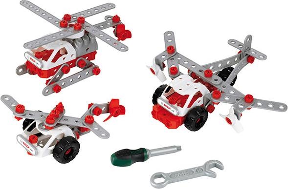 Actual product image Theo Klein Bosch 3 in 1 construction set Helicopter Team