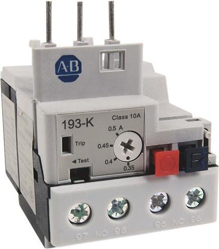 Image du produit Allen Bradley Bimetall-Überlastrelais 350... 500mA 690V Klasse 10A 1 Schliesser + 1 Öffner