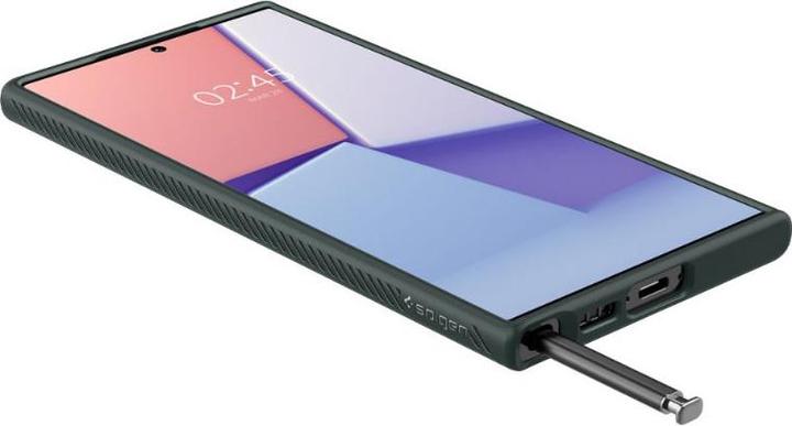 Productafbeelding Spigen Liquid Air hoesje voor S918B Samsung Galaxy S23 Ultra - afgrondgroen (Samsung Galaxy S23 Ultra)