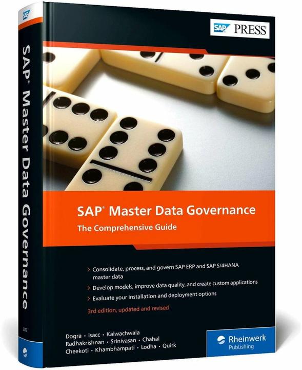 Produktbild SAP Master Data Governance (Englisch, Antony Isacc, Bikram Dogra, David Quirk, Dilip Radhakrishnan, Homiar Kalwachwala, Rajani Khambhampati, Sandeep Chahal, Santhosh Cheekoti, Syama Srinivasan, Vikas Lodha, 2023)
