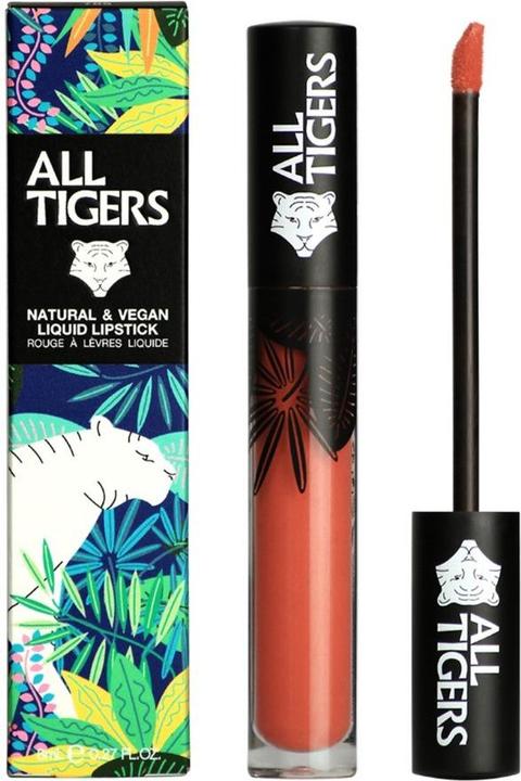 Actual product image All Tigers Liquid Lipstick matt vegan and natural (Peach)