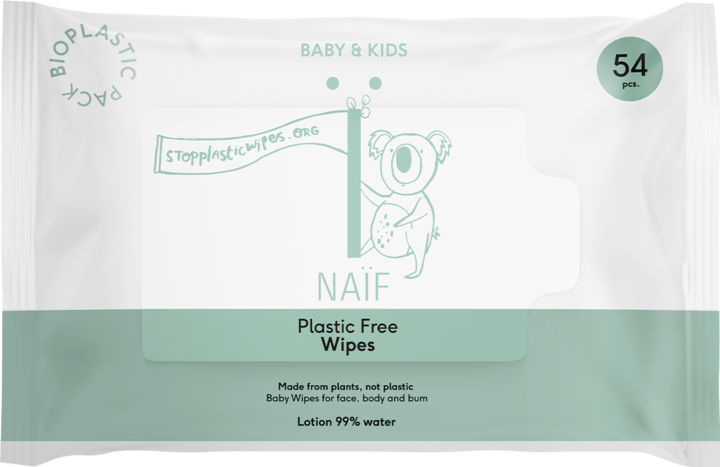 Actual product image Naïf Baby wet wipes (432 Piece)