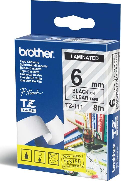 Produktbild Brother Tze-111 (0.60 cm, Transparent)