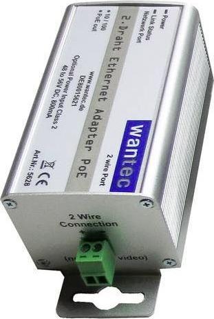Produktbild Wantec 5628 Schnelles Ethernet PoE-Adapter (CAT6, 0.08 m)