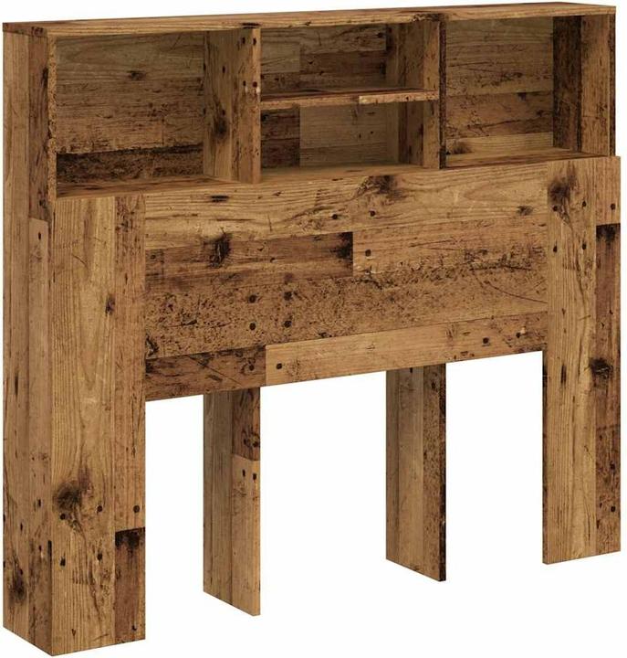 Produktbild vidaXL Bett-Kopfteil mit Ablagen -Optik (120 x 19 x 103.5 cm)